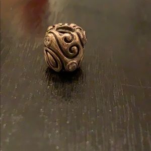 Pandora Charm with white gems